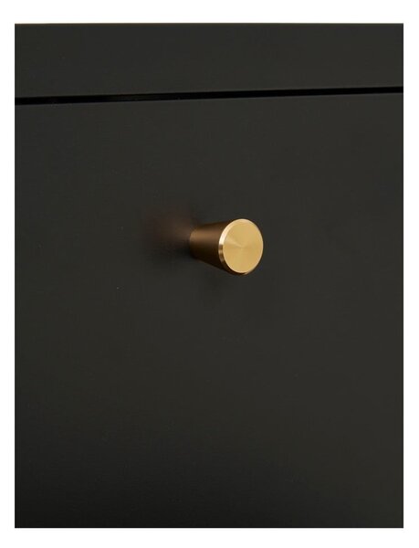 Comodino in metallo nero Dalby - House Nordic