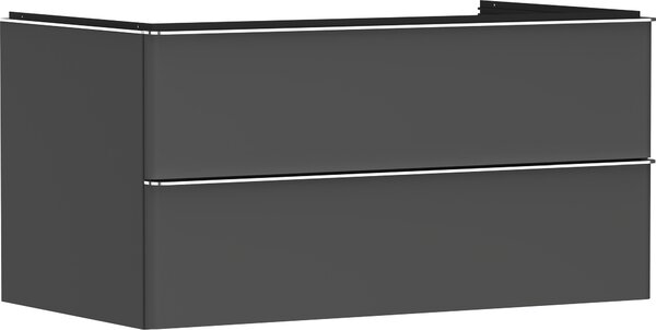 Hansgrohe Xelu Q Meuble sous-lavabo, 980x550, 2 tiroirs, pour vasques à poser, 54079000, 54079000