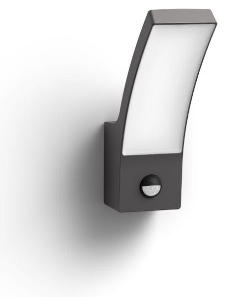 Applique da esterno a sensore LED IP44 12W 1100 lm 2700 K Splay antracite