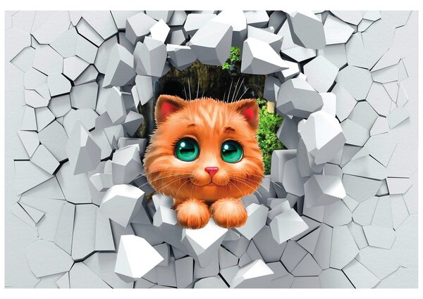 Carta da parati – Gattina carina