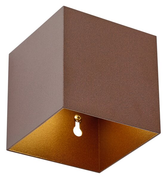Applique da esterno marrone ruggine con LED IP65 solare - Charlene
