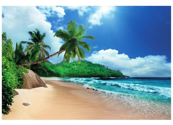 Carta da parati – Splendida spiaggia sull'isola di Seychelles