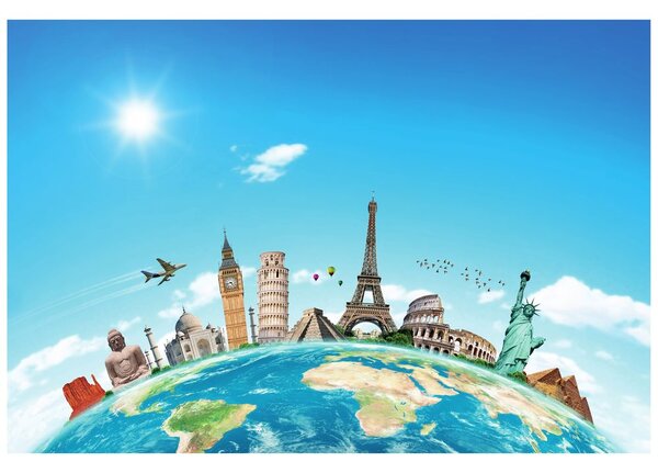 Carta da parati – Viaggio intorno al mondo