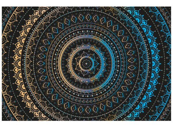 Carta da parati – Mandala con motivo solare