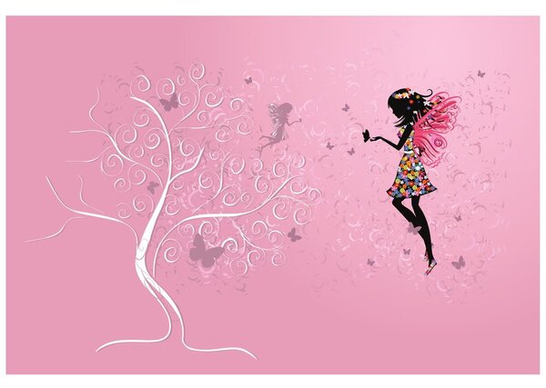 Carta da parati – Regno delle fate