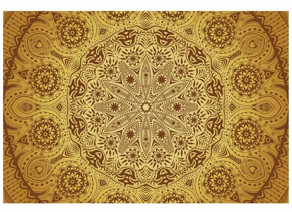 Carta da parati – Mandala decorativa con pizzo