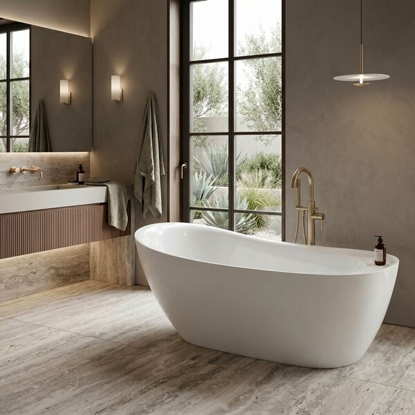 Vasca da bagno freestanding Rea Orte 180