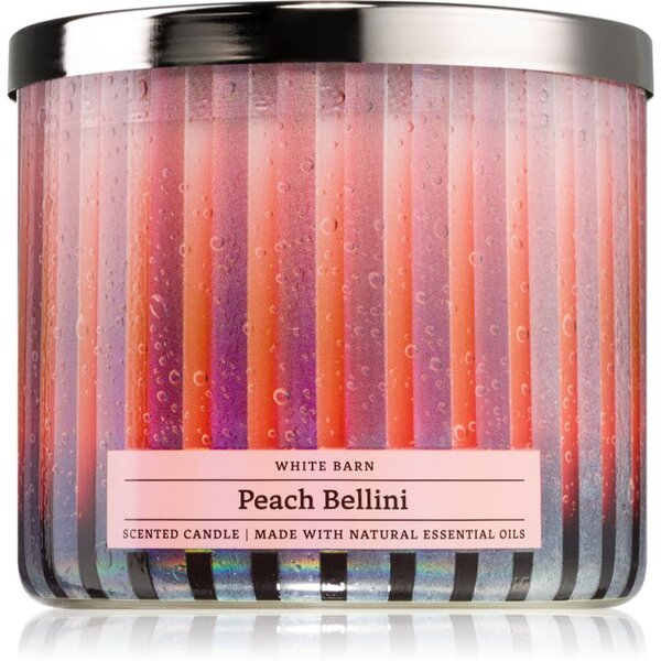 Bath & Body Works Peach Bellini candela profumata 411 g