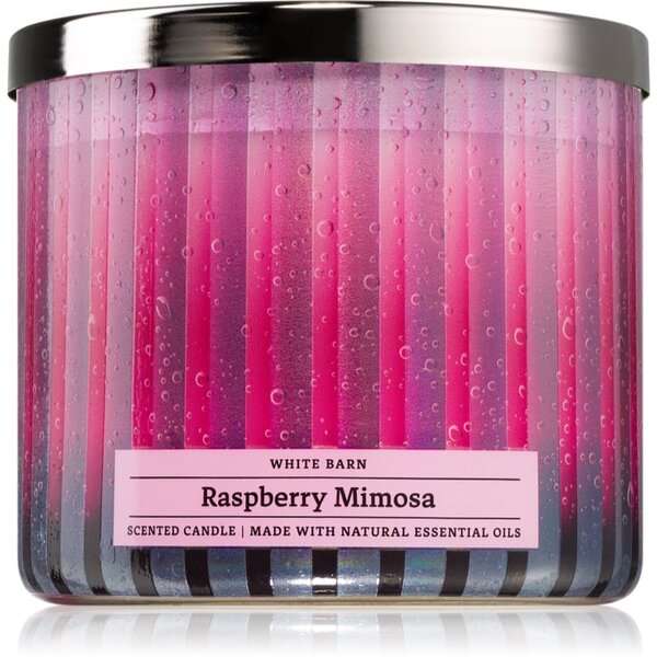 Bath & Body Works Raspberry Mimosa candela profumata 411 g