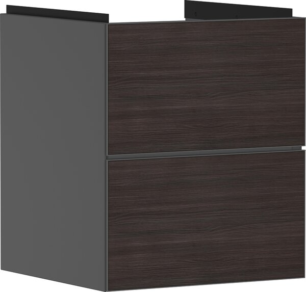 Hansgrohe Xevolos E Meuble sous-lavabo, 2 tiroirs, SoftClose, 480x475x555mm, pour lave-mains, 54174730, 54174730