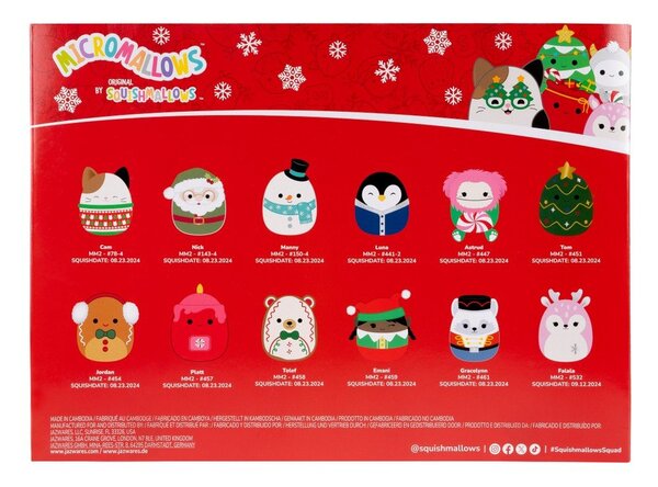 Calendario dell'avvento Micromallows – SQUISHMALLOWS