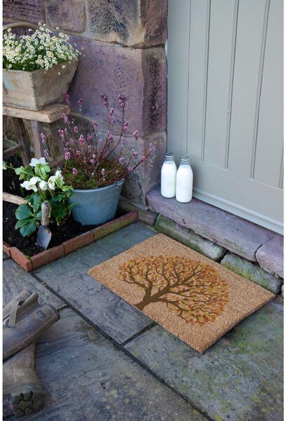 Zerbino in fibre di cocco 40x60 cm Autumnal Tree of Life – Artsy Doormats