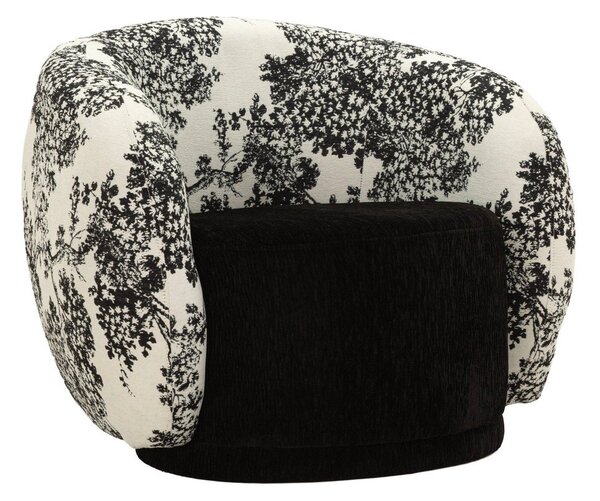 Poltrona bianca e nera Oriental Style – Mauro Ferretti