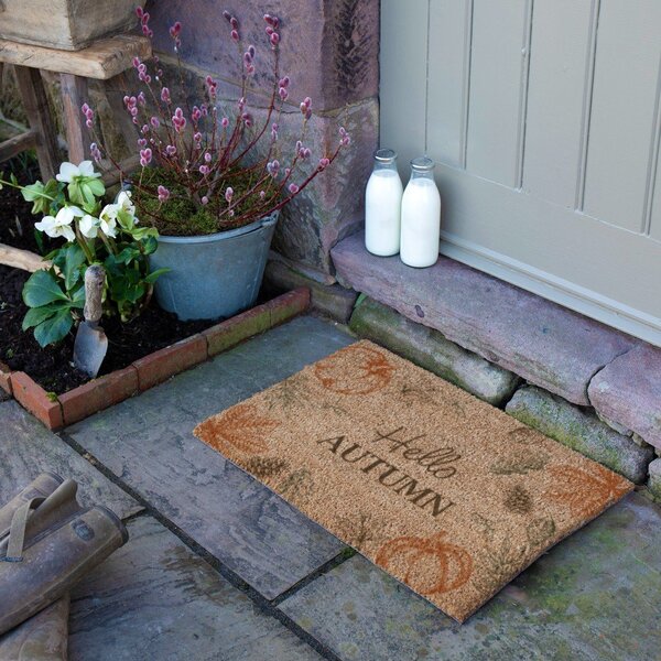 Zerbino in fibre di cocco 40x60 cm Hello Autumn – Artsy Doormats