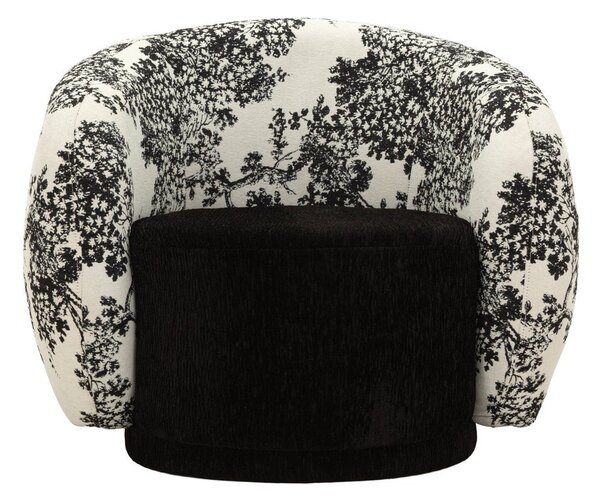 Poltrona bianca e nera Oriental Style – Mauro Ferretti
