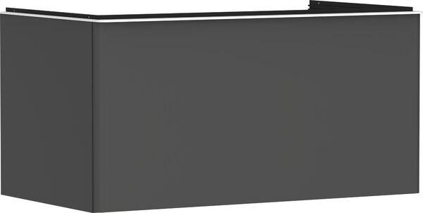 Hansgrohe Xelu Q meuble sous-lavabo, 980x550, 1 tiroir, pour consoles avec vasque à poser, poli, 5, 54059700, 54059700