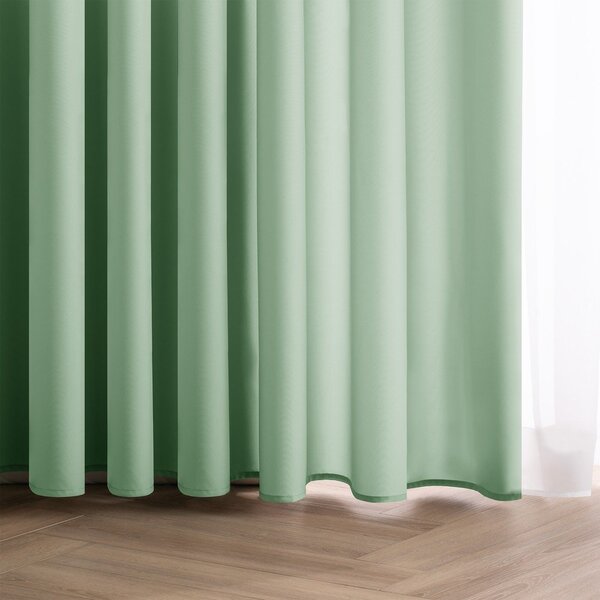 Tenda parzialmente oscurante color menta 140x250 cm Carli Tie – Restilo