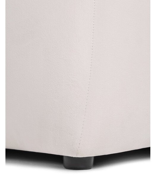 Divano color crema con rivestimento in velluto 225 cm Cube – Bonami Selection