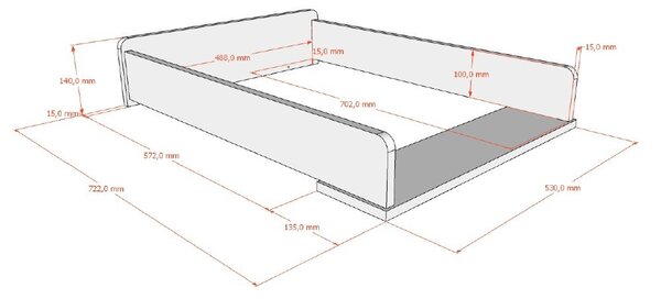 Cassettiera per bambini beige con fasciatoio 89x90x55 cm Swingo – Vipack