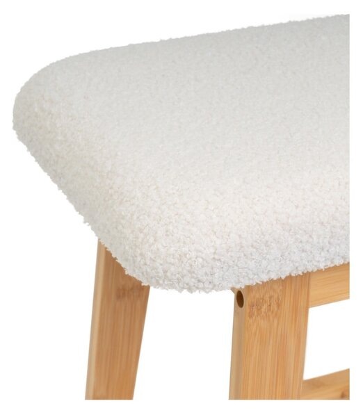 Panca in colore bianco e naturale - Casa Selección