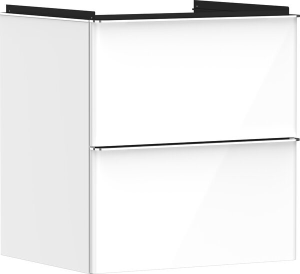 Hansgrohe Xelu Q Meuble sous-lavabo, 580x475, 2 tiroirs, pour lavabo, 54023000, 54023000