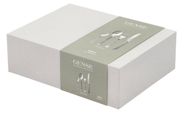 Posate argentate in acciaio inox 16 pz Rejka – Gense