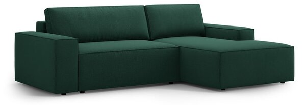 Divano letto verde (angolo destro) Jodie - Micadoni Home