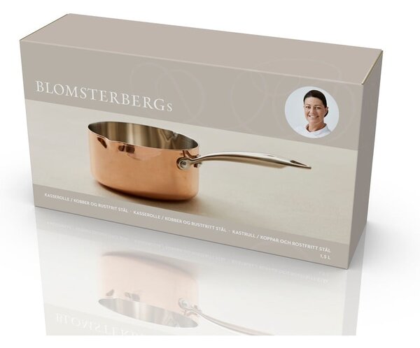 Casseruola in acciaio inox/in rame 1,4 l – Blomsterbergs