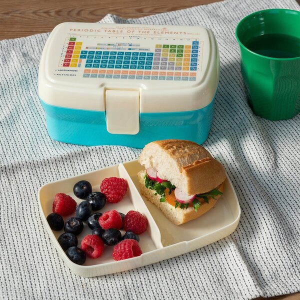 Portapranzo per bambini azzurro/color crema Periodic Table – Rex London