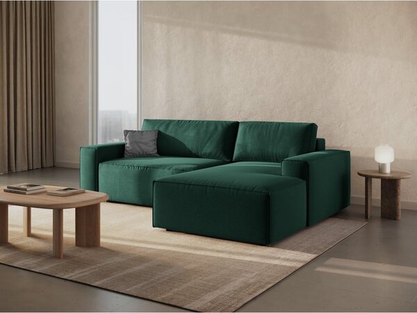 Divano letto verde (angolo destro) Jodie - Micadoni Home