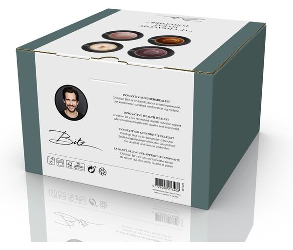 Tazzine in set nere in ceramica 4 pz 240 ml Gastro Black/Mix – Bitz