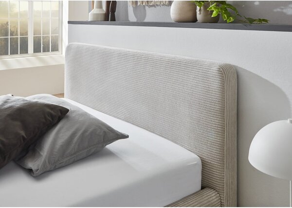 Letto singolo imbottito beige rete non inclusa 120x200 cm Mattis – Meise Möbel