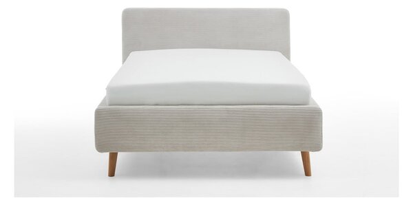Letto singolo imbottito beige rete non inclusa 120x200 cm Mattis – Meise Möbel