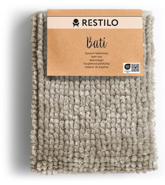 Tappetino per il bagno beige 50x70 cm Bati – Restilo