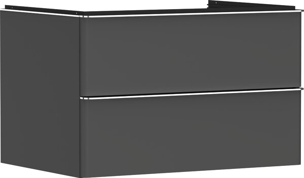 Hansgrohe Xelu Q Meuble sous-lavabo, 780x550, 2 tiroirs, pour console avec vasque à poser, 54075000, 54075000