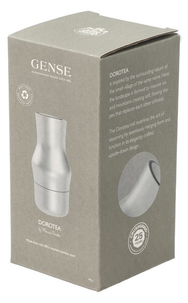 Macinatore da cucina color argento opaco in acciaio inox Dorotea – Gense