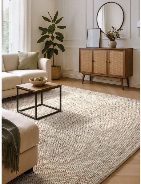 Tappeto beige tessuto a mano con lana 160x230 cm Peas - Villeroy&Boch