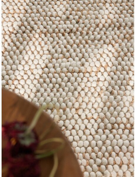 Tappeto beige tessuto a mano con lana 160x230 cm Peas - Villeroy&Boch