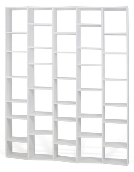 Libreria bianca 182x224 cm Valsa – TemaHome
