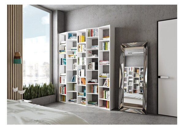 Libreria bianca 182x224 cm Valsa – TemaHome