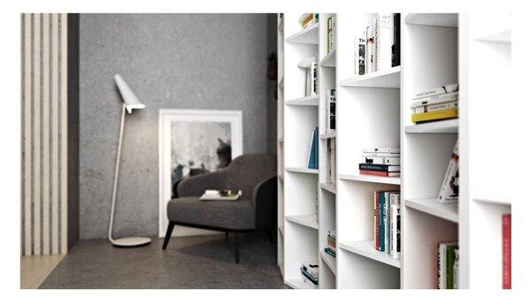 Libreria bianca 182x224 cm Valsa – TemaHome