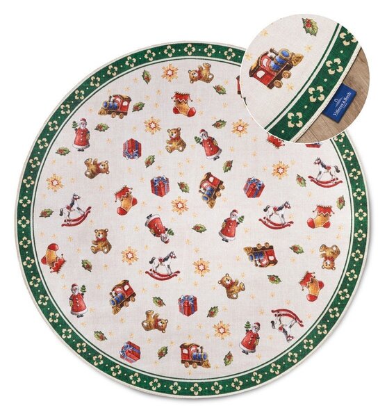 Tappeto rotondo verde con motivo natalizio ø 150 cm Green Christmas - Villeroy&Boch