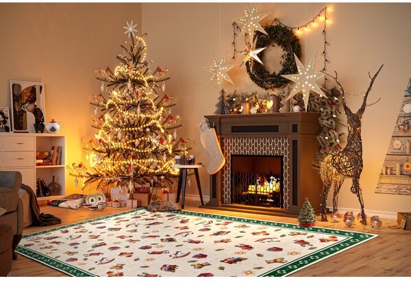 Tappeto verde con motivo natalizio 160x230 cm Green Christmas - Villeroy&Boch