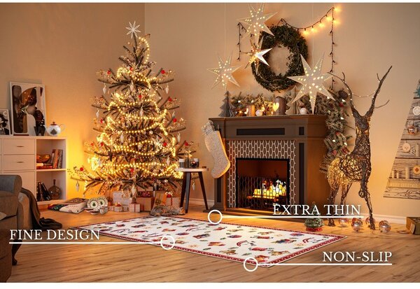 Runner rosso con motivo natalizio 80x200 cm Red Christmas - Villeroy&Boch