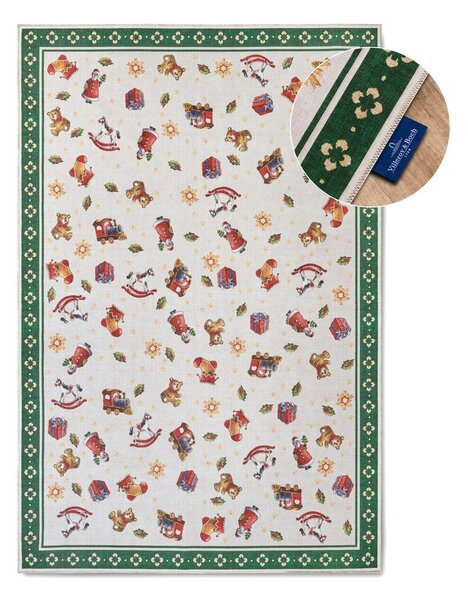 Tappeto verde con motivo natalizio 160x230 cm Green Christmas - Villeroy&Boch