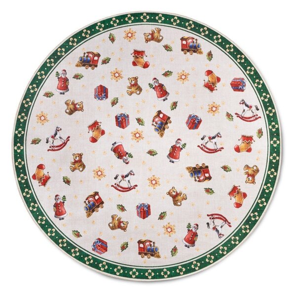 Tappeto rotondo verde con motivo natalizio ø 150 cm Green Christmas - Villeroy&Boch