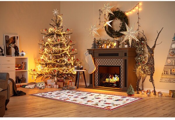 Runner rosso con motivo natalizio 80x200 cm Red Christmas - Villeroy&Boch