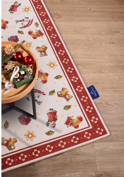 Tappeto rosso con motivo natalizio 160x230 cm Red Christmas - Villeroy&Boch