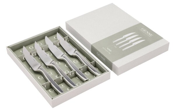 Posate argentate in acciaio inox 4 pz Norm – Gense