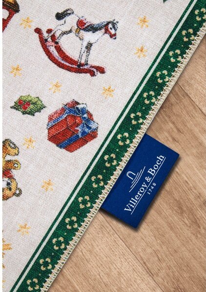 Tappeto verde con motivo natalizio 50x80 cm Green Christmas - Villeroy&Boch